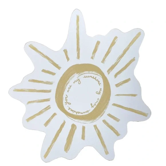 Vinyl Sticker Sun “You Are My Sunshine” - Picture 1 of 3